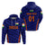 Custom India CrickeHoodie Men In Blue Unique Blue LT8 - Wonder Print Shop