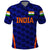 Custom India Cricket Polo Shirt Men In Blue Unique Blue LT8 - Wonder Print Shop