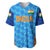 (Custom Personalised) India Cricket Baseball Jersey Men In Blue Unique - Light Blue LT8 - Wonder Print Shop