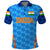 Custom India Cricket Polo Shirt Men In Blue Unique Light Blue LT8 - Wonder Print Shop