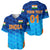 (Custom Personalised) India Cricket Baseball Jersey Men In Blue Unique - Gradient Blue LT8 - Wonder Print Shop