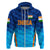 Custom India CrickeHoodie Men In Blue Unique Gradient Blue LT8 - Wonder Print Shop