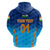 Custom India CrickeHoodie Men In Blue Unique Gradient Blue LT8 - Wonder Print Shop