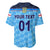 (Custom Personalised) England Cricket Baseball Jersey Unique - Blue LT8 - Wonder Print Shop