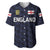 (Custom Personalised) England Cricket Baseball Jersey Unique - Navy LT8 - Wonder Print Shop