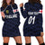 (Custom Personalised) England Cricket Hoodie Dress Unique - Navy LT8 - Wonder Print Shop