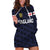 (Custom Personalised) England Cricket Hoodie Dress Unique - Navy LT8 - Wonder Print Shop