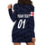 (Custom Personalised) England Cricket Hoodie Dress Unique - Navy LT8 - Wonder Print Shop