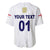 (Custom Personalised) England Cricket Baseball Jersey Unique - White LT8 - Wonder Print Shop