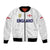 (Custom Personalised) England Cricket Bomber Jacket Unique - White LT8 - Wonder Print Shop