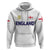 Custom England CrickeHoodie Unique White LT8 - Wonder Print Shop