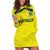 (Custom Personalised) Australia Cricket Hoodie Dress Aussie Unique - Yellow LT8 - Wonder Print Shop