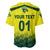 (Custom Personalised) Australia Cricket Baseball Jersey Aussie Unique - Gradient Yellow Vibes LT8 - Wonder Print Shop