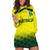 (Custom Personalised) Australia Cricket Hoodie Dress Aussie Unique - Gradient Yellow Vibes LT8 - Wonder Print Shop