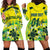 (Custom Personalised) Australia Cricket Hoodie Dress Aboriginal Style Unique - Yellow LT8 - Wonder Print Shop