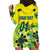 (Custom Personalised) Australia Cricket Hoodie Dress Aboriginal Style Unique - Yellow LT8 - Wonder Print Shop