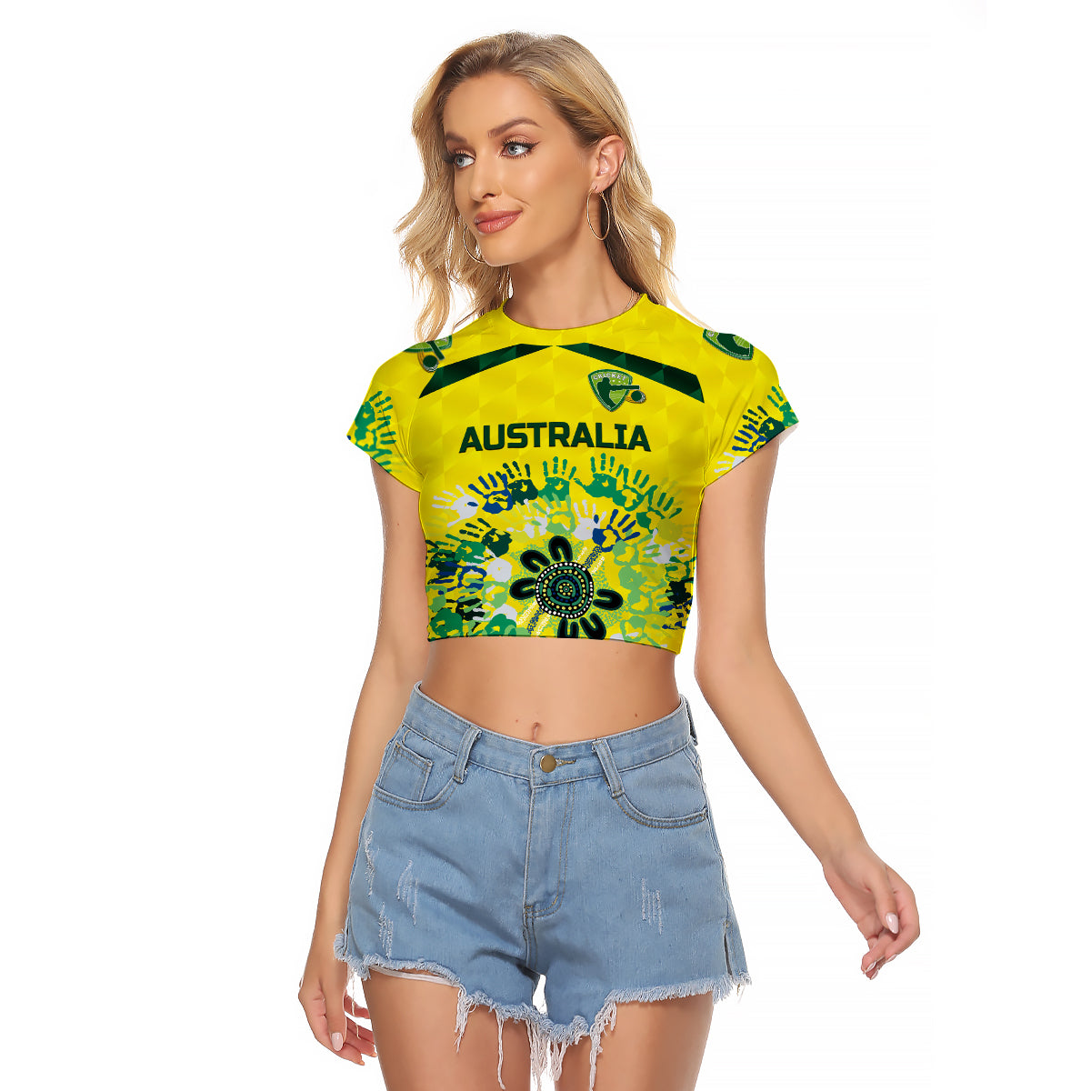 custom-personalised-australia-cricket-raglan-cropped-t-shirt-aboriginal-style-unique-yellow