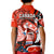 Canada Haida Polo Shirt for Kid Classic Haida Stylized Raven in red - Wonder Print Shop