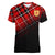 custom-personalised-scottish-gaelic-women-v-neck-t-shirt-crest-scotland-lion-tartan