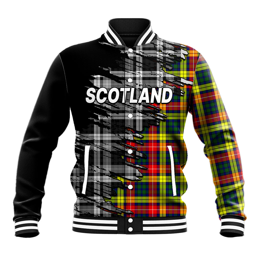 Scottish Tartan Baseball Jacket Scotland Modern Crest Tartan LT9 - Wonder Print Shop