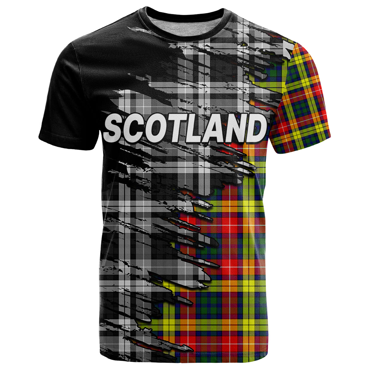 scottish-tartan-t-shirt-scotland-modern-crest-tartan