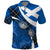 Scottish Thistle Tartan Polo Shirt Scottish Alba Flag Style - Wonder Print Shop