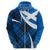 Scotland Hoodie Alba Flag Scottish Colourful Tartan Blue Version - Wonder Print Shop