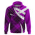 Scotland Hoodie Alba Flag Scottish Colourful Tartan Purple Version - Wonder Print Shop