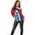 Cuba Simple Coat Of Arms Off Shoulder Sweater - Wonder Print Shop