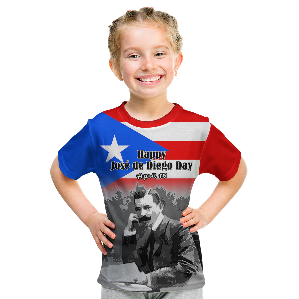 custom-personalised-puerto-rico-kid-t-shirt-happy-jose-de-diego-day