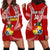 (Custom Text And Number) Tonga Rugby Hoodie Dress Mate Maa Tonga Pacific Tongan Ngatu - Wonder Print Shop