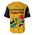 South Africa Baseball Jersey African Pattern Happy Freedom Day Yellow Version - Wonder Print Shop