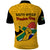 South Africa Polo Shirt African Pattern Happy Freedom Day Yellow Version - Wonder Print Shop