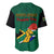 South Africa Baseball Jersey African Pattern Happy Freedom Day Green Version - Wonder Print Shop