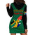 South Africa Hoodie Dress African Pattern Happy Freedom Day Green Version - Wonder Print Shop