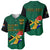 (Custom Personalised) South Africa Baseball Jersey African Pattern Happy Freedom Day Green Version - Wonder Print Shop