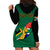 (Custom Personalised) South Africa Hoodie Dress African Pattern Happy Freedom Day Green Version - Wonder Print Shop