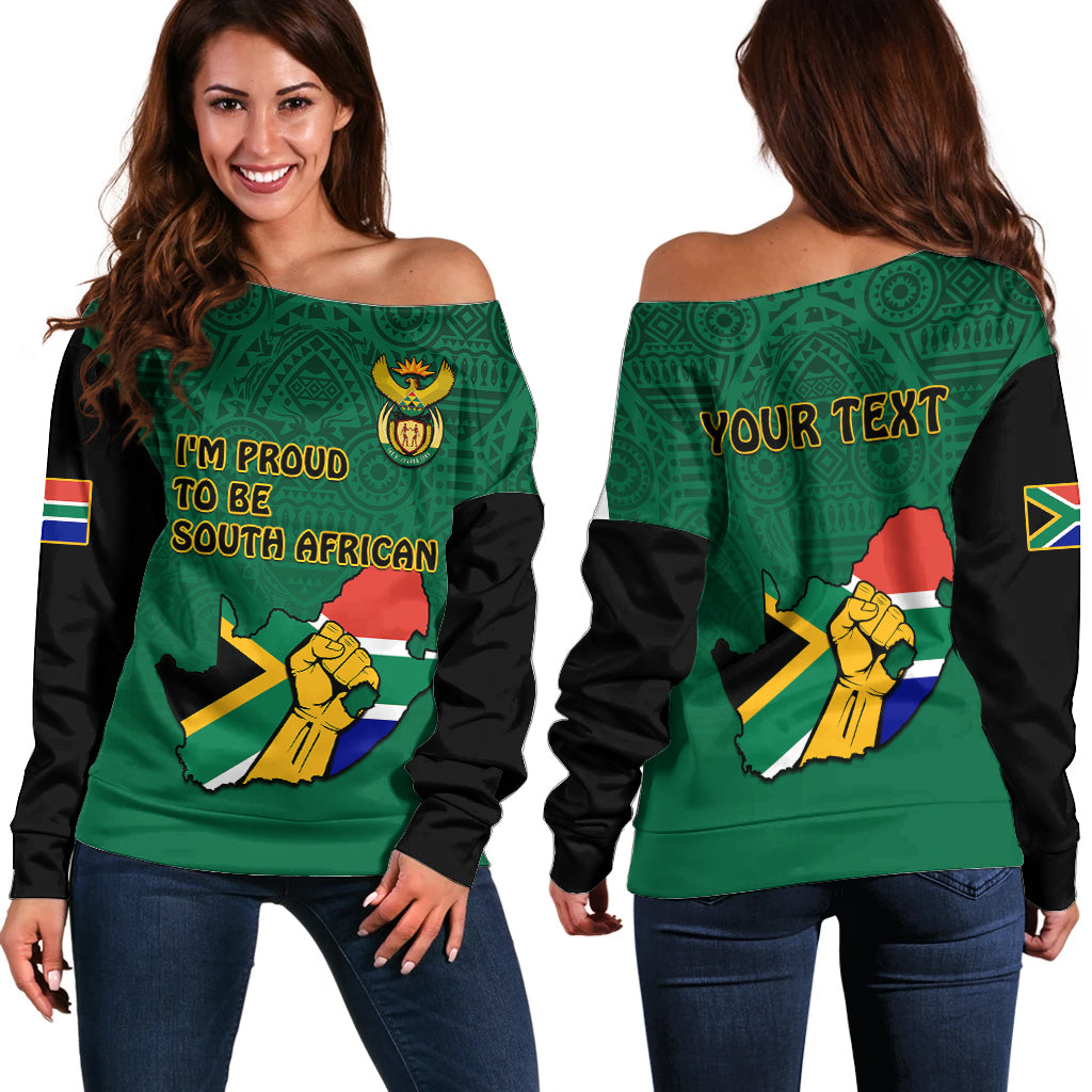 custom-personalised-south-africa-off-shoulder-sweater-african-pattern-happy-freedom-day-green-version