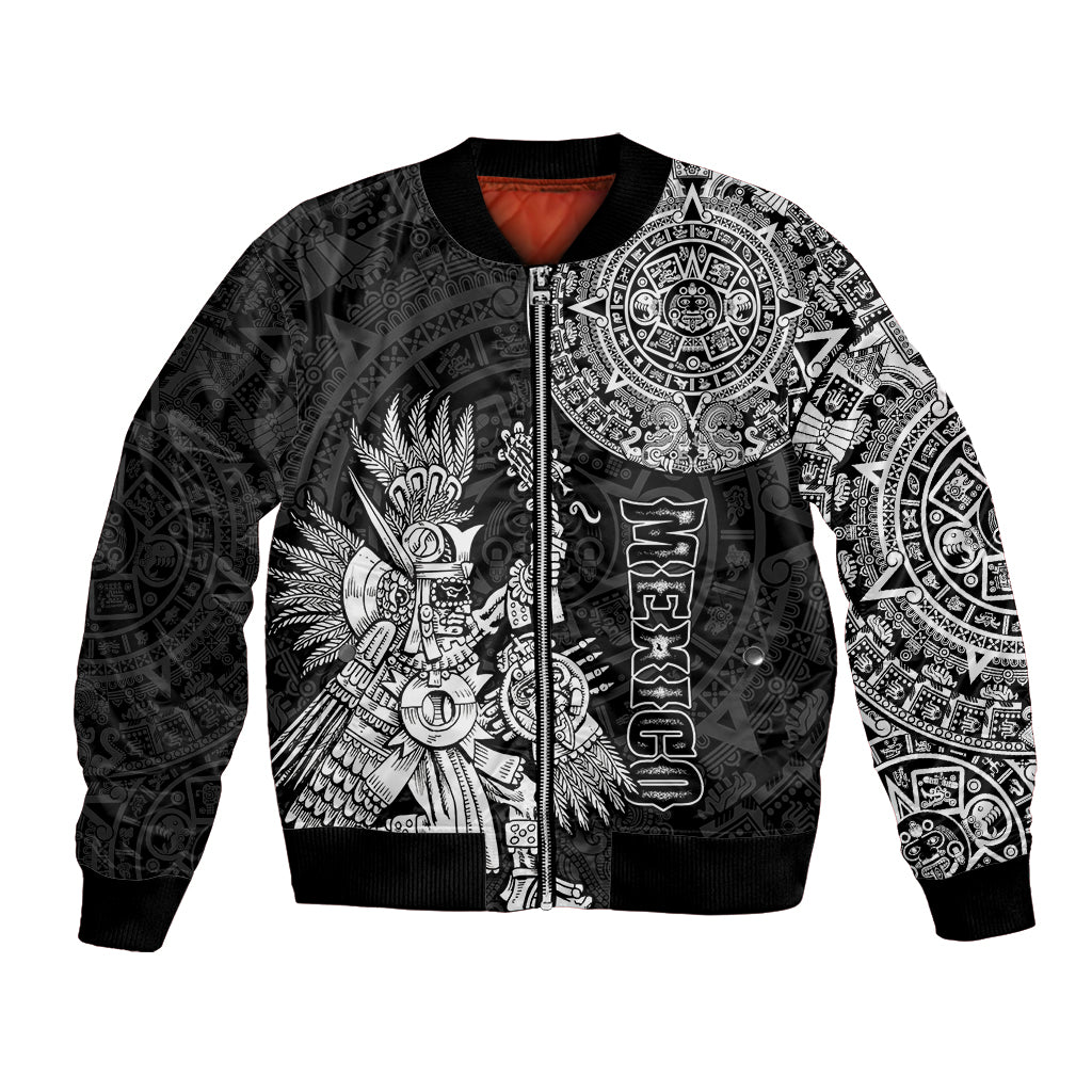 custom-personalised-mexico-aztec-bomber-jacket-el-calendario-maya-mix-huitzilopochtli-black