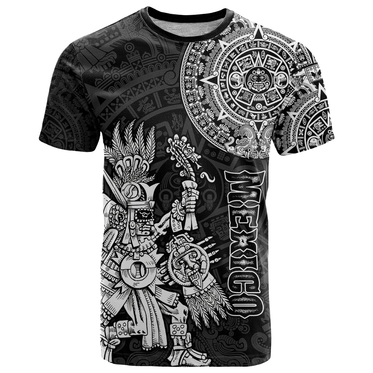 custom-personalised-mexico-aztec-t-shirt-el-calendario-maya-mix-huitzilopochtli-black