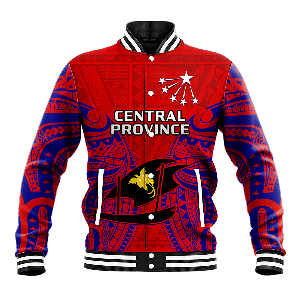 custom-personalised-papua-new-guinea-baseball-jacket-central-province-mix-coat-of-arms-polynesian-art