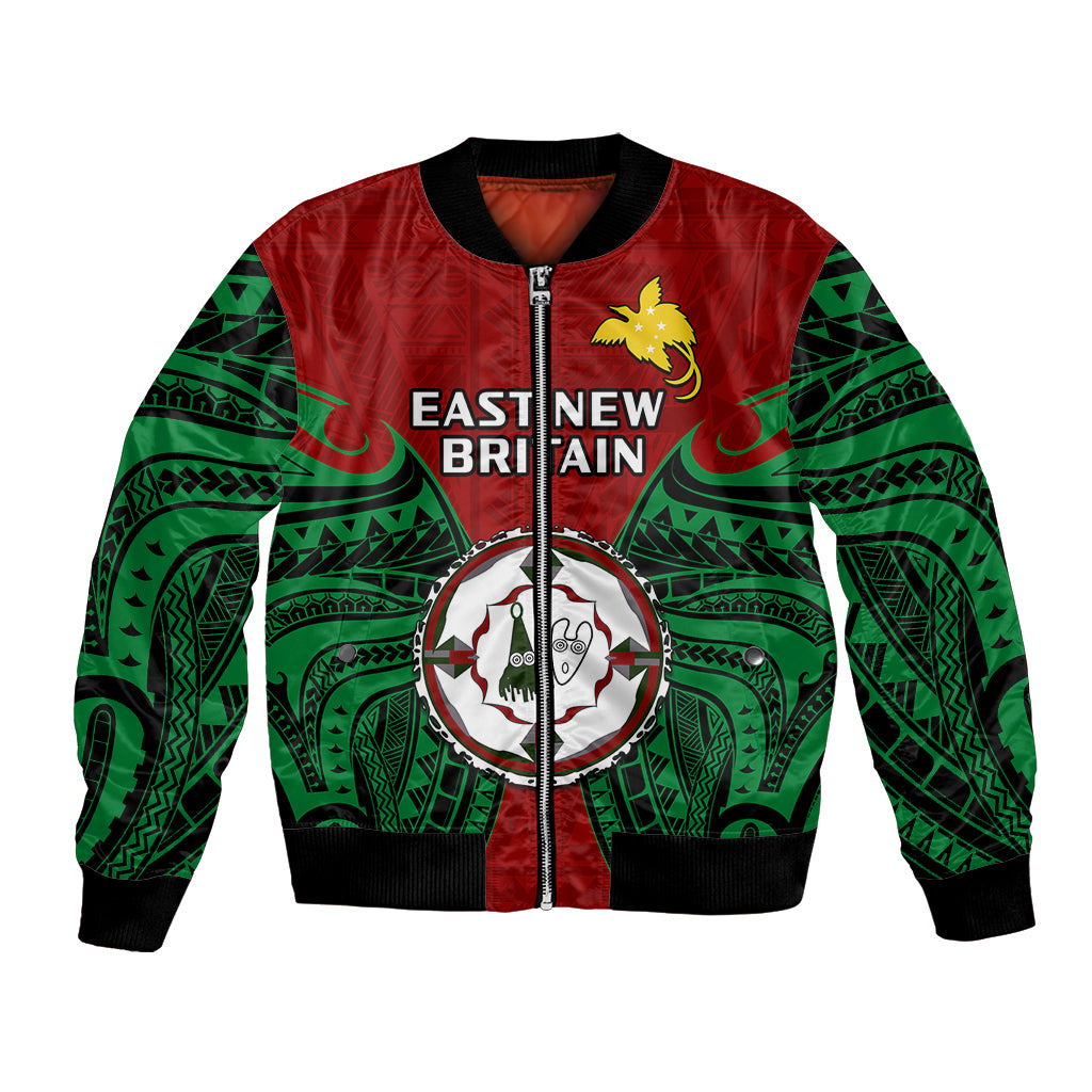 custom-personalised-papua-new-guinea-bomber-jacket-east-new-britain-province-mix-coat-of-arms-polynesian-art