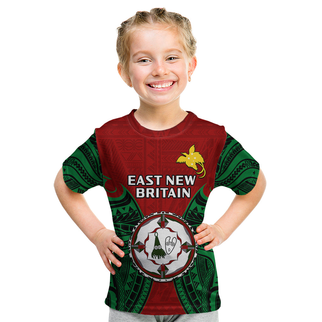 custom-personalised-papua-new-guinea-kid-t-shirt-east-new-britain-province-mix-coat-of-arms-polynesian-art