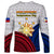 Philippines Independence Day Long Sleeve Shirt Proud To Be Filipino Polynesian Pattern - Wonder Print Shop