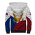 Philippines Independence Day Sherpa Hoodie Proud To Be Filipino Polynesian Pattern - Wonder Print Shop