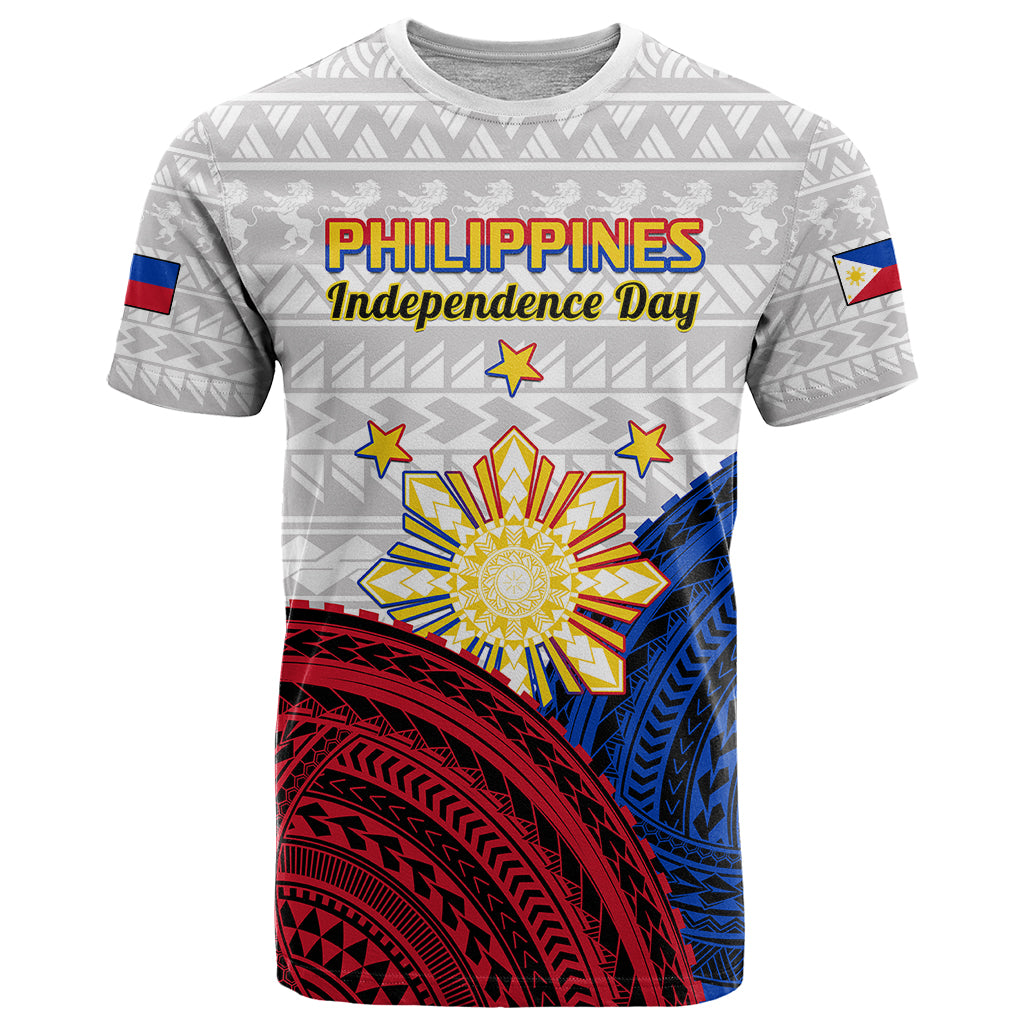 Philippines Independence Day T Shirt Proud To Be Filipino Polynesian Pattern - Wonder Print Shop