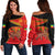 (Custom Personalised) Ethiopia Derg Downfall Day Off Shoulder Sweater Ethiopian Lion of Judah - Wonder Print Shop