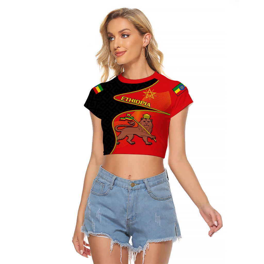 custom-personalised-ethiopia-derg-downfall-day-raglan-cropped-t-shirt-ethiopian-lion-of-judah