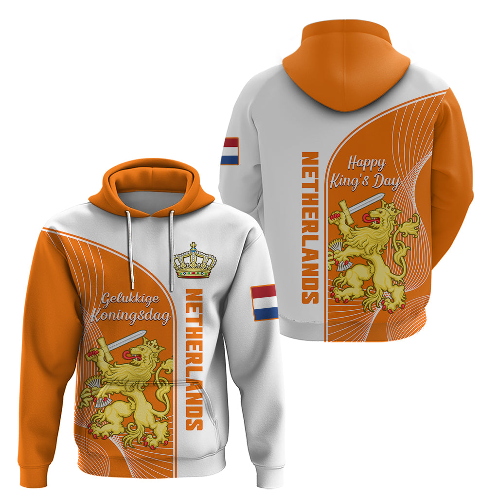 Netherlands Kings Day Hoodie Gelukkige Koningsdag Ver.01 - Wonder Print Shop