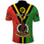 Custom Vanuatu Polo Shirt Kava Bowl Mix Sand Drawing Flag Style - Wonder Print Shop